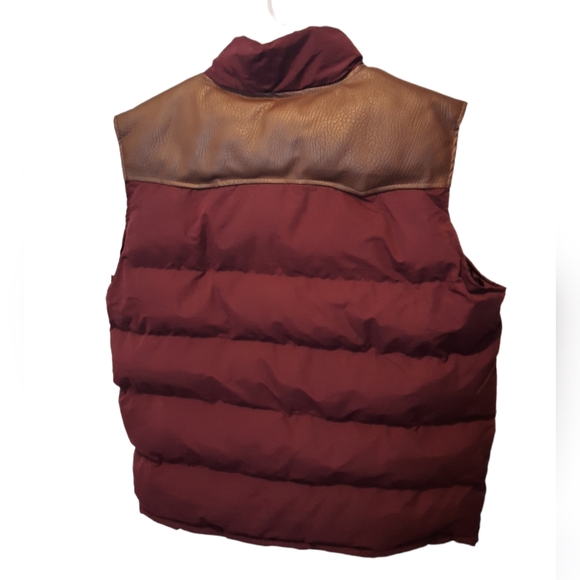 Large Plum Colored Puffer Vest - Picture 2 of 4